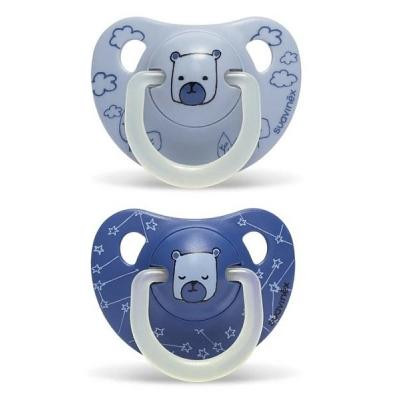 Пустышка Suavinex Мишка, 6-18 мес ночная 2 шт (304523) Винница - изображение 1