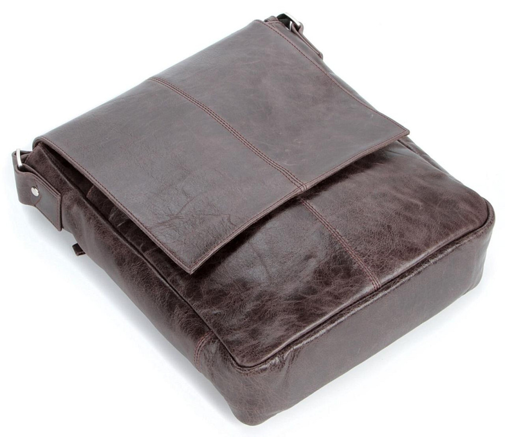 Сумка SHVIGEL 00796 шкіряна Коричнева Київ - фото 2