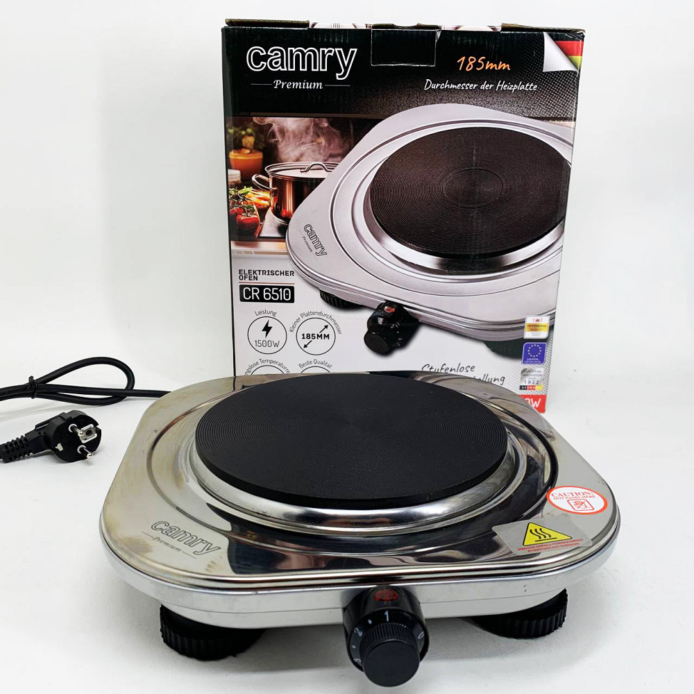 Плита електро для домашнього приготування, Переносна компактна електроплита, Плита кухонна переносна TY-85 Львів - фото 4