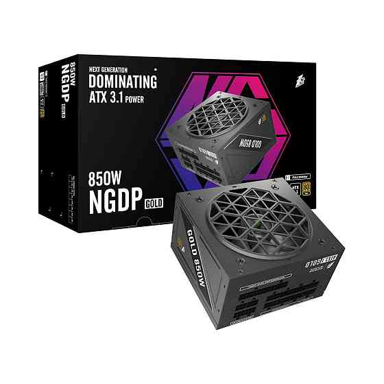 Блок живлення 1stPlayer HA-850BA4 (NGDP-GLD-850-BK-EU) 850W ( Чорний ) Харків