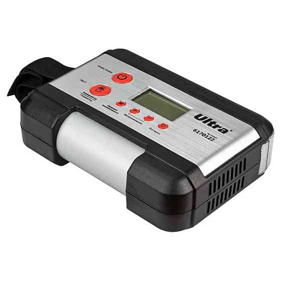 Автомобильный компрессор с электронным дисплеем 12В 180Вт 15А 45л/мин 10бар ULTRA (6170122) Ровно