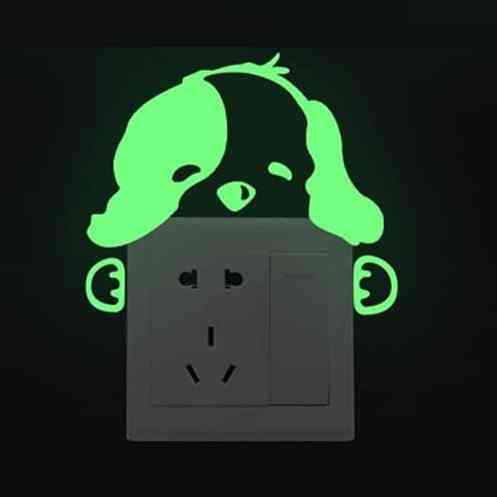 Фосфорна наклейка Цуцик 10 на 15 см салатовий Київ