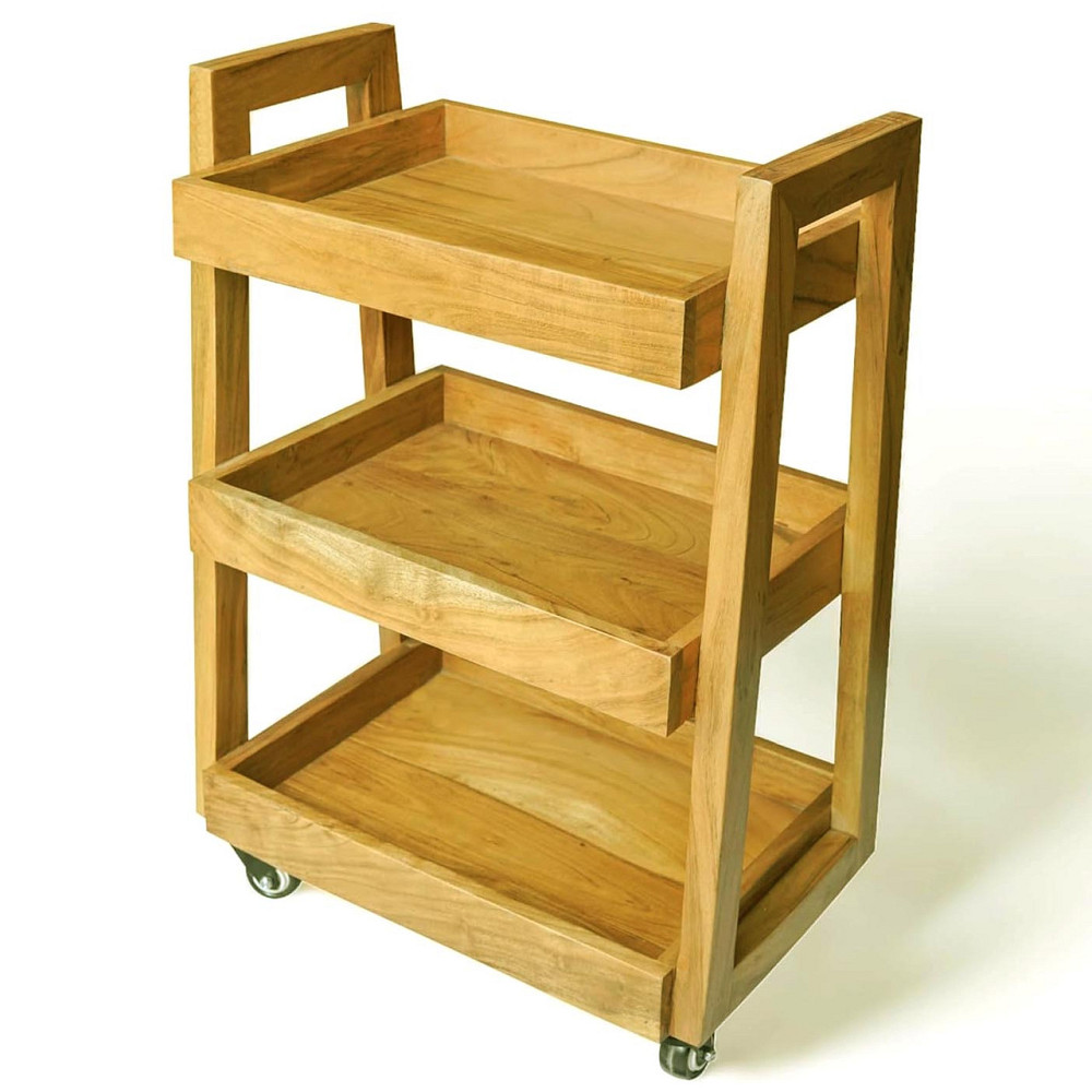 Етажерка для ванної на коліщатах "Фербанк" каррі Миколаїв - фото 1