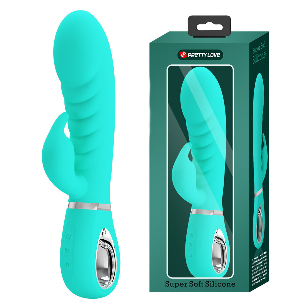 Ребристый вибратор Pretty Love - Prescott Green, BI-014635-4 Sex Aura Киев - изображение 1