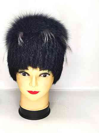 Шапка меховая женская кубанка Сюзанна Черный Харьков