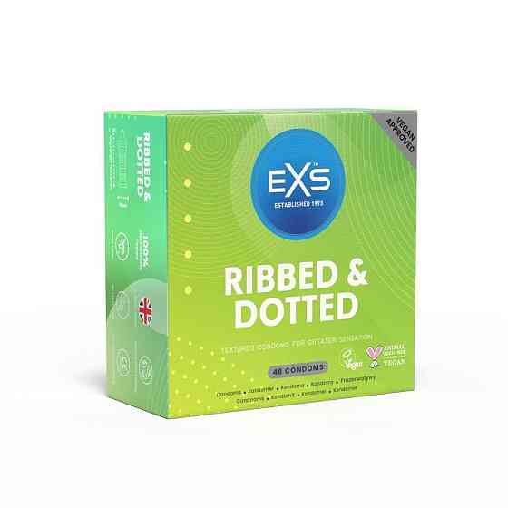 Презервативи - EXS Ribbed And Dotted, 48 шт. Sex Aura Київ