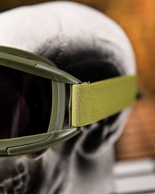 Защитные тактические очки-маска с сменными линзами  oliva ПП7847 Одесса - изображение 3