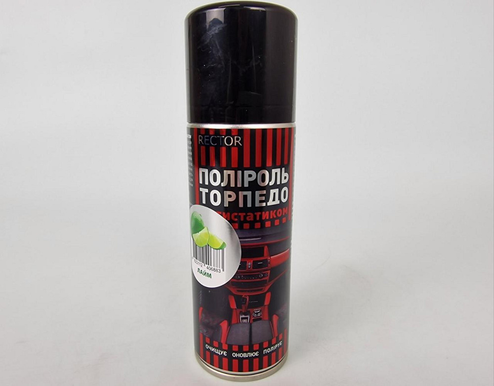 Поліроль для "торпедо" лайм в аерозолі. пакованні, 200 мл. Rector (1 шт.) Харків - фото 1