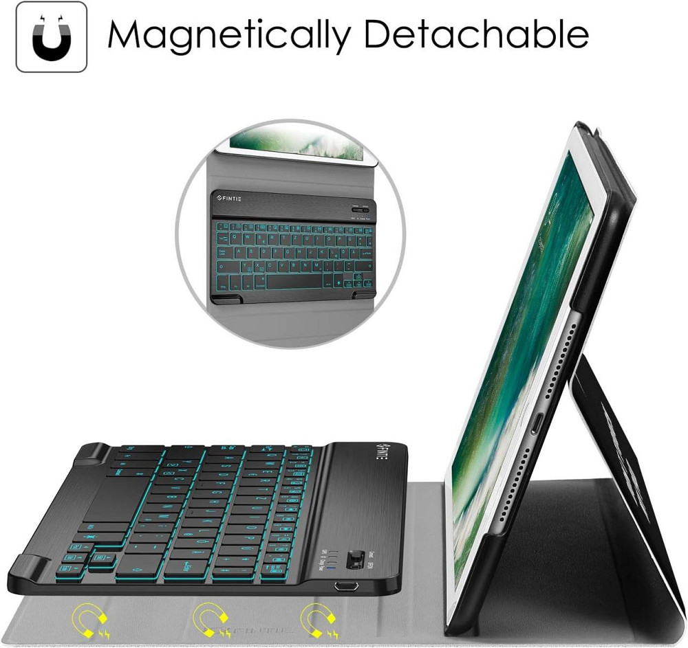 Чехол со съемной клавиатурой Bluetooth JADEMALL iPad 9.7 2018/ iPad 9.7 2017/ iPad Air 2/ iPad Air/ iPad Pro 9.7 Днепр - изображение 5