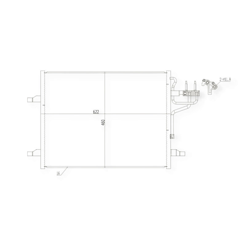 Радиатор кондиционера автомобиль Форд Kuga 08- Мукачево - изображение 1