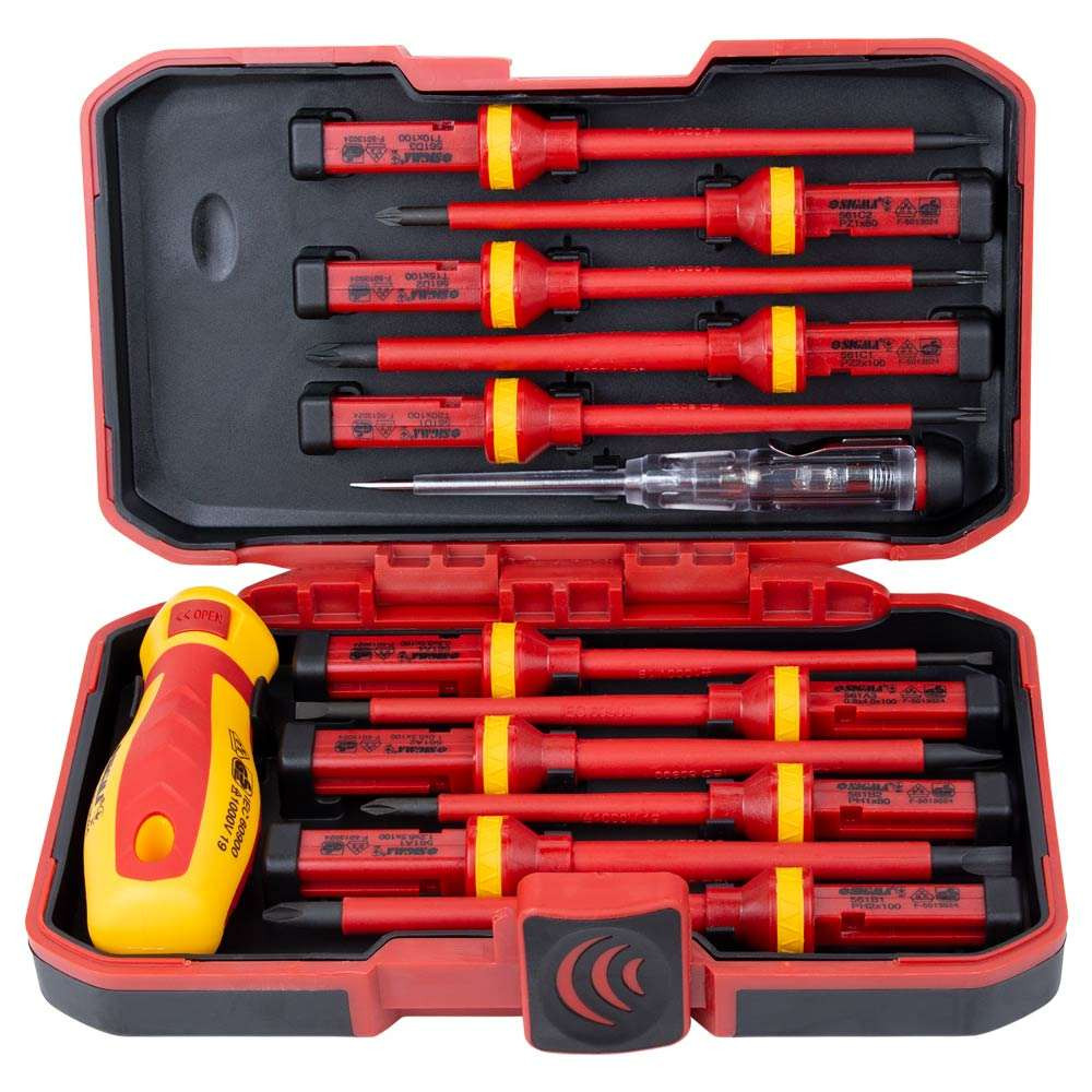 Sigma Набор отверток диэлектрических 11шт + отвертка-индикатор 250В CrV (пласт кейс) SIGMA (400 Коломыя - изображение 8