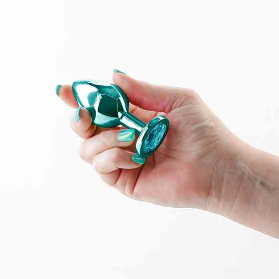 Анальна пробка NS Novelties Rear Assets — Medium — Teal Sex Aura Київ