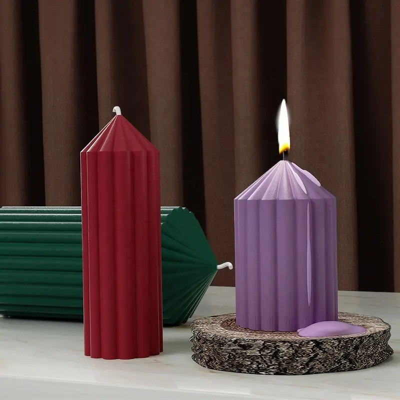 Силіконова форма для виготовлення свічок 8.4 x 6.7cm «silicone mold-9» Кам'янець-Подільський - фото 2