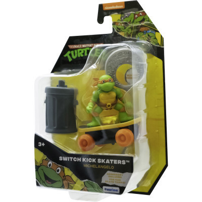 Игровой набор Funrise TMNT Черепашки-ниндзя классические Скейтбордист с лаунчером Микеланджело (71041) Винница - изображение 9