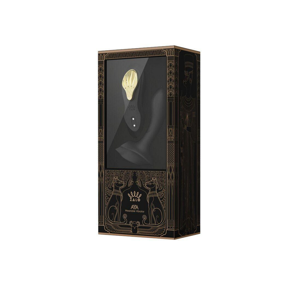 Смарт-вибратор в трусики Zalo - AYA Obsidian Black, насадка и пульт ДУ Sex Aura Киев - изображение 9