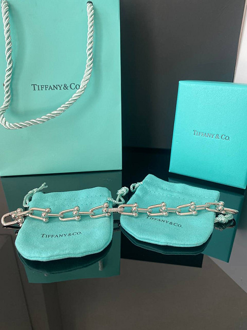 Тиффани браслет HARDWEAR / цепь серебро (покрытие) / упакован в мешочек Tiffany Одесса - изображение 2