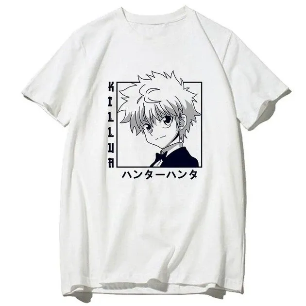 Футболка для хлопчика з аніме принтом Хантер Х оверсайз (зріст від 165 до 180) Білий AnimeT00019m Дніпро - фото 1