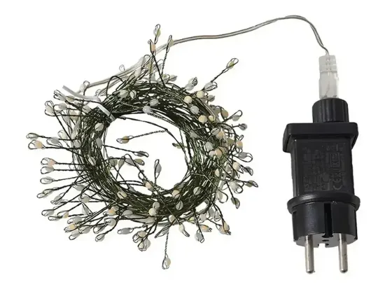 Гирлянда зеленый провод таймер пульт ДУ режимы 6Вт 50м 1500LED (белый) BG-LINE-50M1500-W-2 Одесса