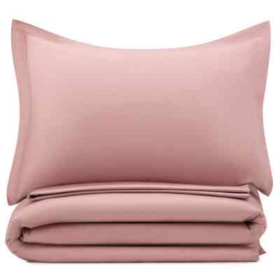 Пододеяльник Ardesto Mix&Match Premium 100% хлопок, сатин розовый светлый 200х220 см (ART2022DVU) Винница