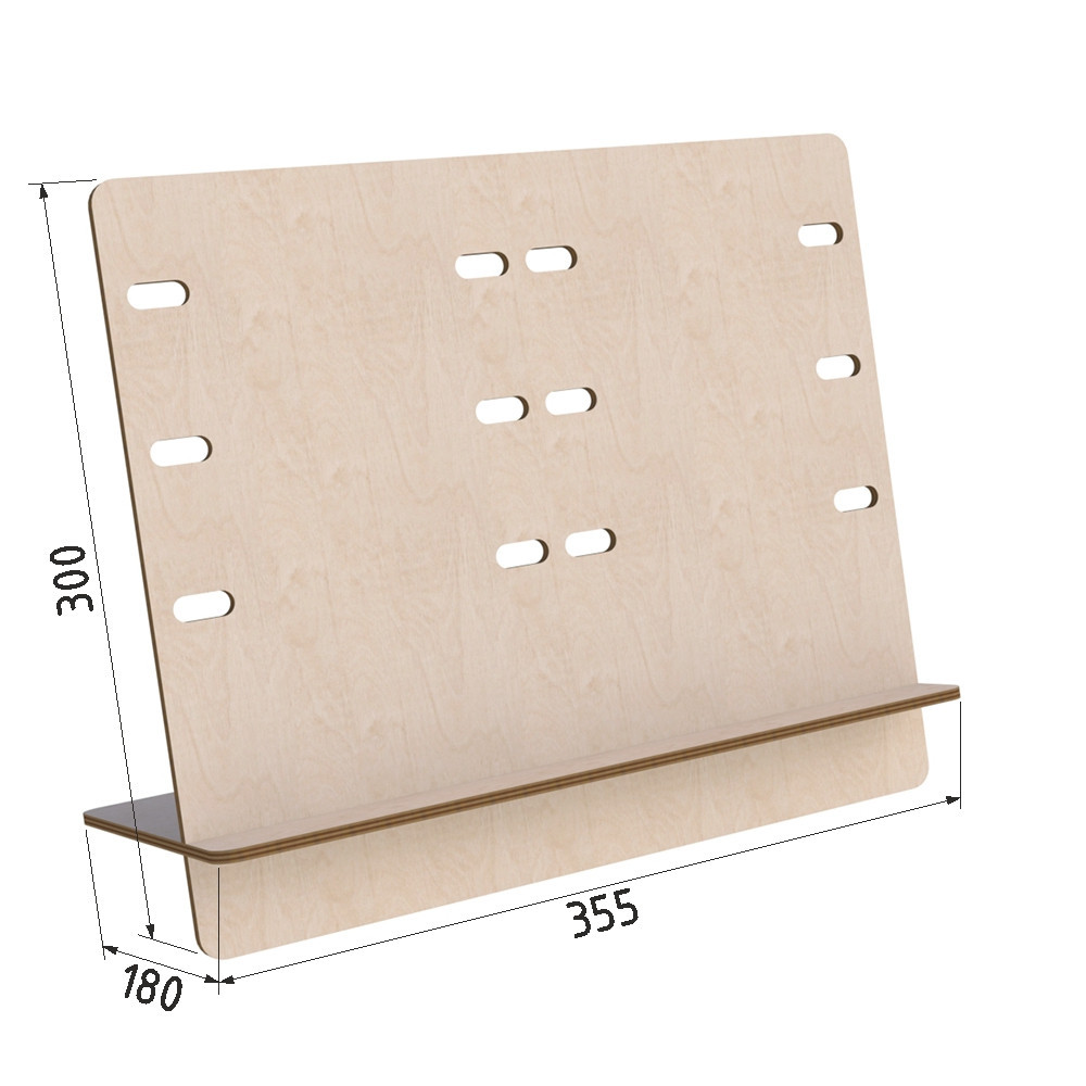 Подставка EKOSTAR под очки наклонная деревянная Киев - изображение 3