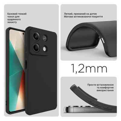 Чохол до мобільного телефона BeCover Xiaomi Redmi Note 13 Pro 5G Black (710915) Вінниця