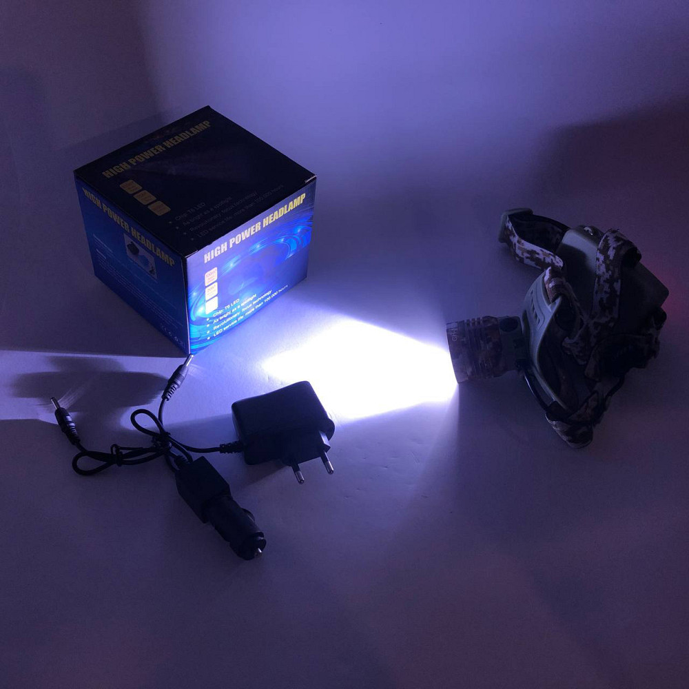 Фонарик диодный налобный, Фонарь для спасателей на голову, Фонарик налобник, Фонарь на голову для бега OJ-43 Львов - изображение 10