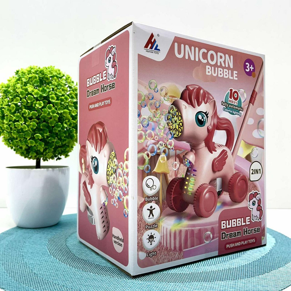 Каталочка з мильними бульбашками з підсвічуванням Поні (8522) Чернігів - фото 5