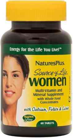Мультивітаміни для жінок Nature's Plus Multi-Vitamin and Mineral 60 таб Київ