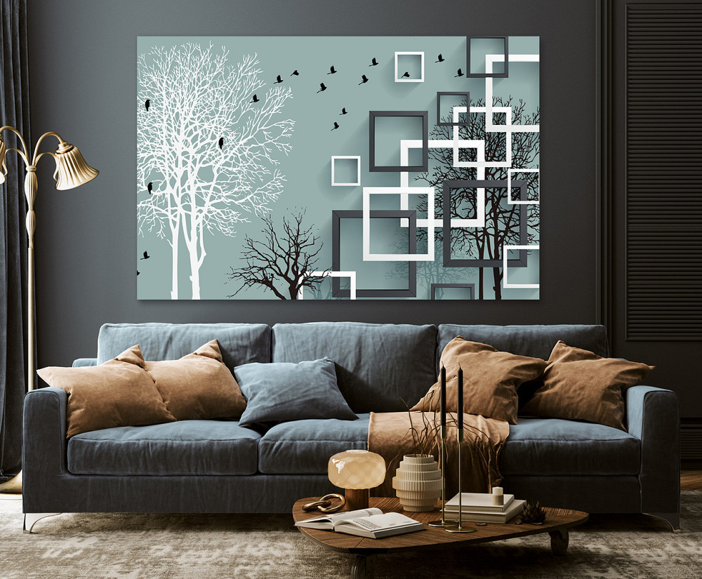 Картина холст в гостиную / спальню  Абстракція    MLP_319 70x140 см Киев - изображение 3