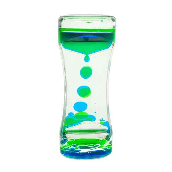 Песочные часы XX-3(Blue) голубой, с гелевой жидкостью, 13,5 см Винница