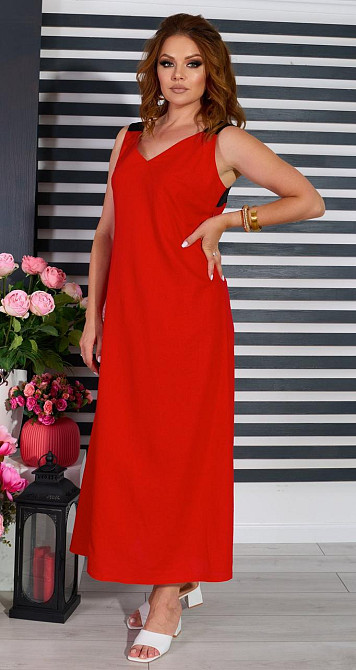 Лляне плаття сарафан (50) Київ - фото 1