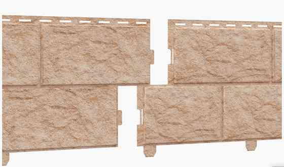 Сайдинг Стоун-Хаус Камінь Золотистий (подвійний замок) 3025х225 мм Дніпро