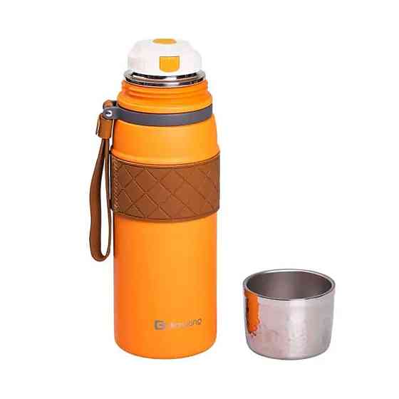 Термос із нержавіючої сталі 700 мл помаранчевий HP-14-7O Київ