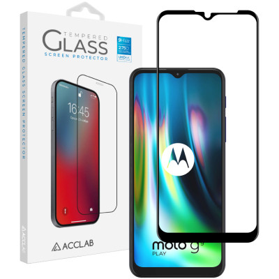 Стекло защитное ACCLAB Full Glue MOTO G9 Play (1283126509032) Винница - изображение 1