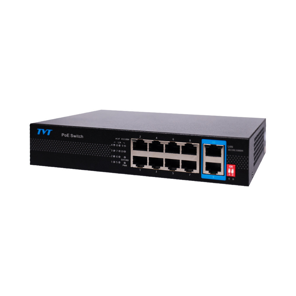 PoE-комутатор 10-портовий TVT TD-B2208S1-PGU з 8 портами PoE (77-00383) Киев - изображение 11