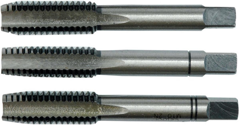 Мітчик VOREL М8 х 1.25 мм, l= 56 мм, набір 3 шт [25/100] Одеса - фото 1