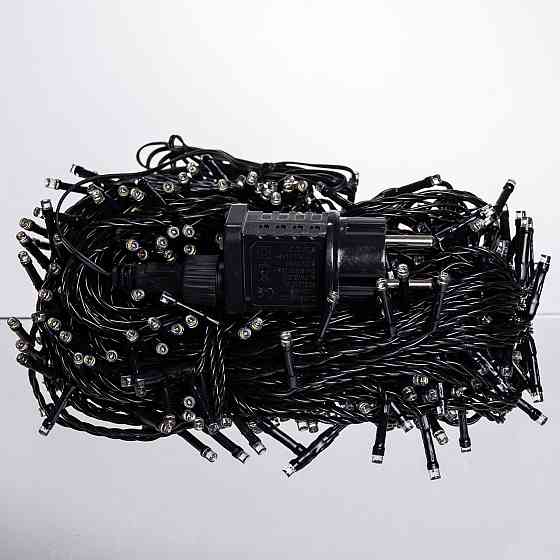 Гірлянда Різдвяна фея вулична 50 (м) 500 LED чорний провід Жовтий CF500L50MBY Коломыя