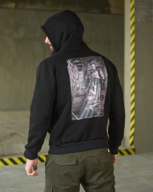 Худі CELEO на флісі black ВТ3850 Одеса - фото 2