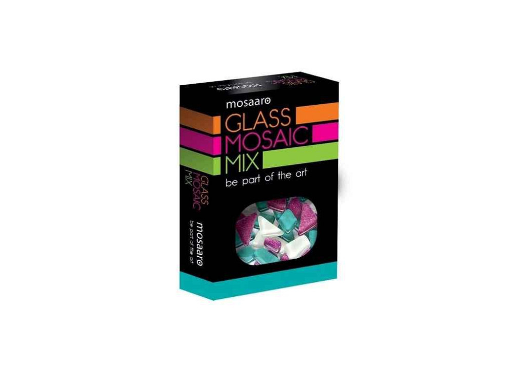 Мозаїка Mosaic mix: white, turquoise, glitter purple MA5004 ТМ VLADI TOYS Київ - фото 1