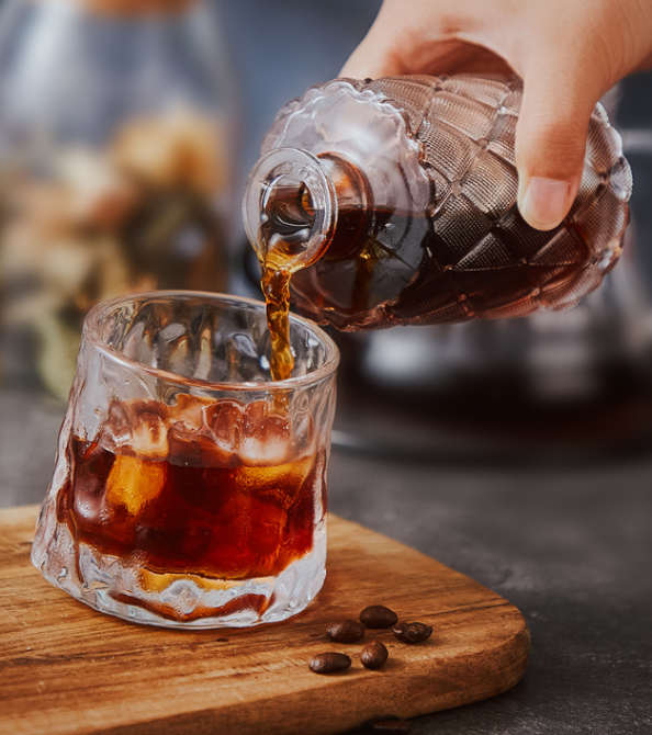 Келих-доф для віскі, що обертається на дерев'яній підставці, склянка Дзиґа Кременчук - фото 5