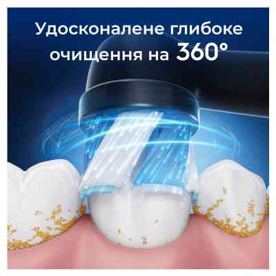 Насадка для зубной щетки Oral-B iO Ultimate Clean Black 4ct (8700216199483) Винница