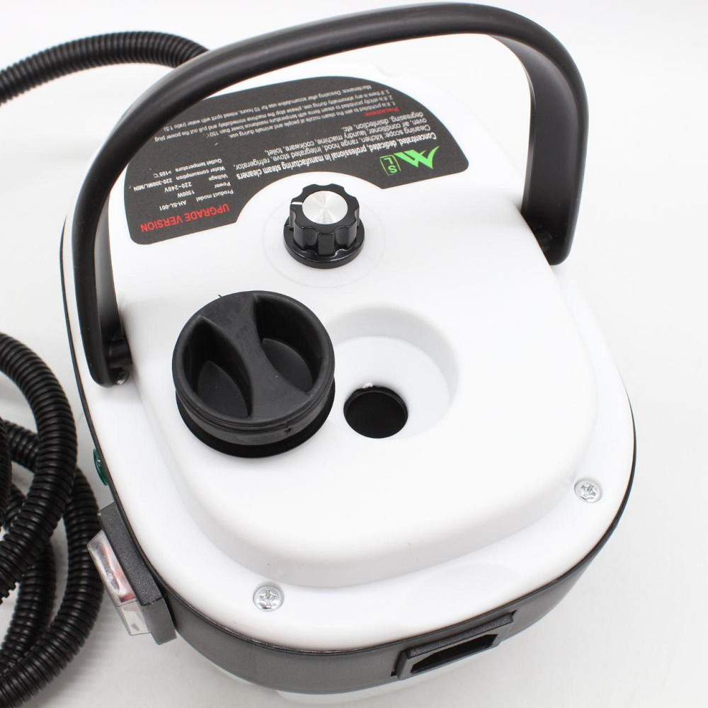 Портативный пароочиститель для дома, 2500Вт, 900мл + 4 насадки, Белый / Парогенератор для уборки / Паровой очиститель Киев - изображение 8