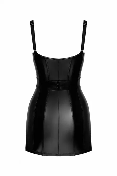 Сукня Noir Handmade F320 Starlet wetlook minidress with ring belt - S Львів - фото 8