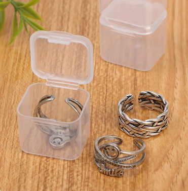 Бокс коробочка для біжутерії та прикрас пластик 10 шт Київ - фото 3