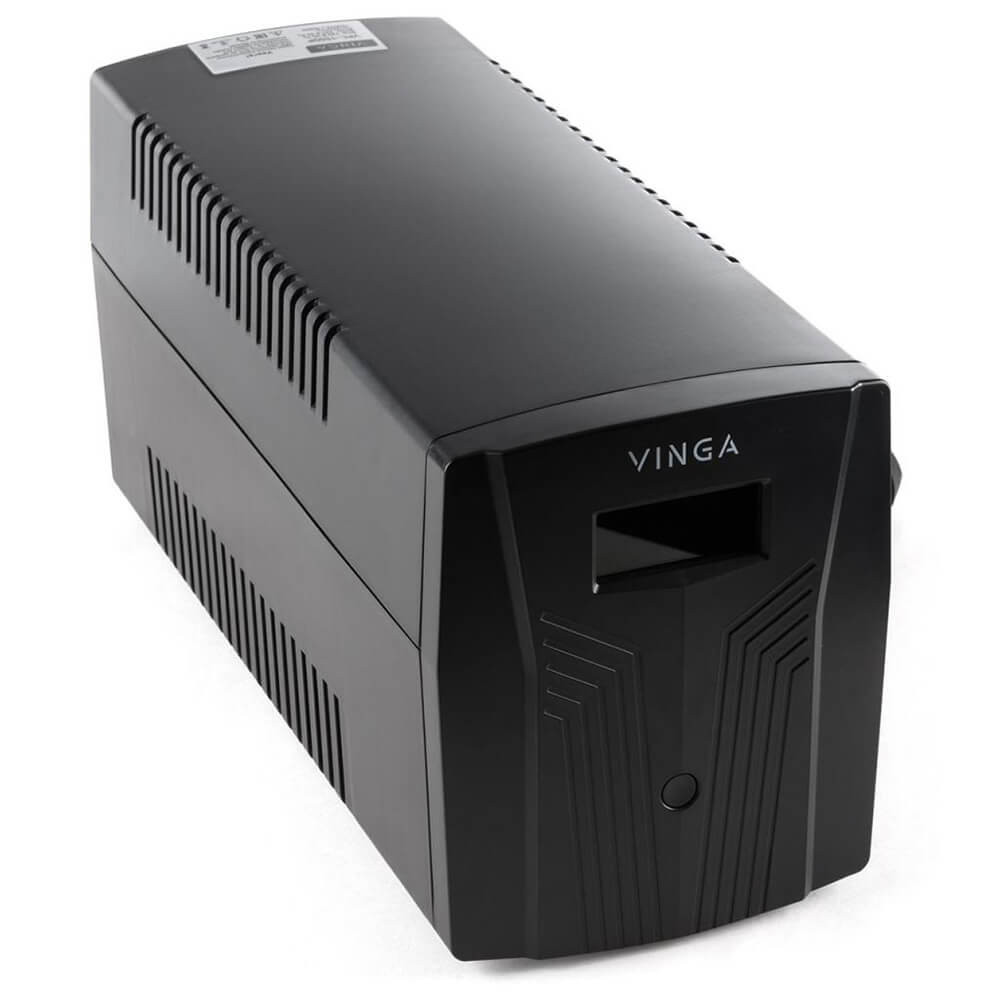 Джерело безперебійного живлення Vinga VPC-600PU 600ВА / 360 Вт з LCD-дисплеєм з USB у пластиковому корпусі Киев - изображение 11