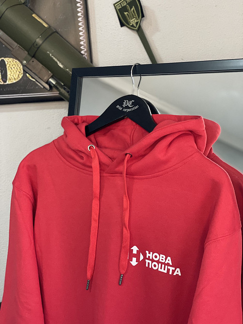 Худі з логотипом "НОВА ПОШТА" Чернівці - фото 1