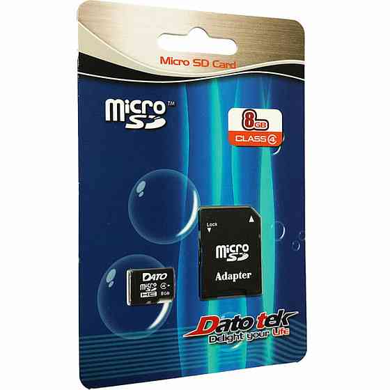 microSDHC DATO 8Gb class 4 (adapter SD) Киев