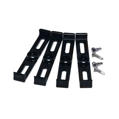 Рамка номерного знака Poputchik невидимки стандартні чорні, к-т 4шт (24-051-IS) Вінниця