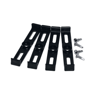 Рамка номерного знака Poputchik невидимки стандартні чорні, к-т 4шт (24-051-IS) Вінниця - фото 4