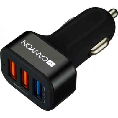 Зарядное устройство Canyon Universal 3xUSB car adapter (CNE-CCA07B) Винница